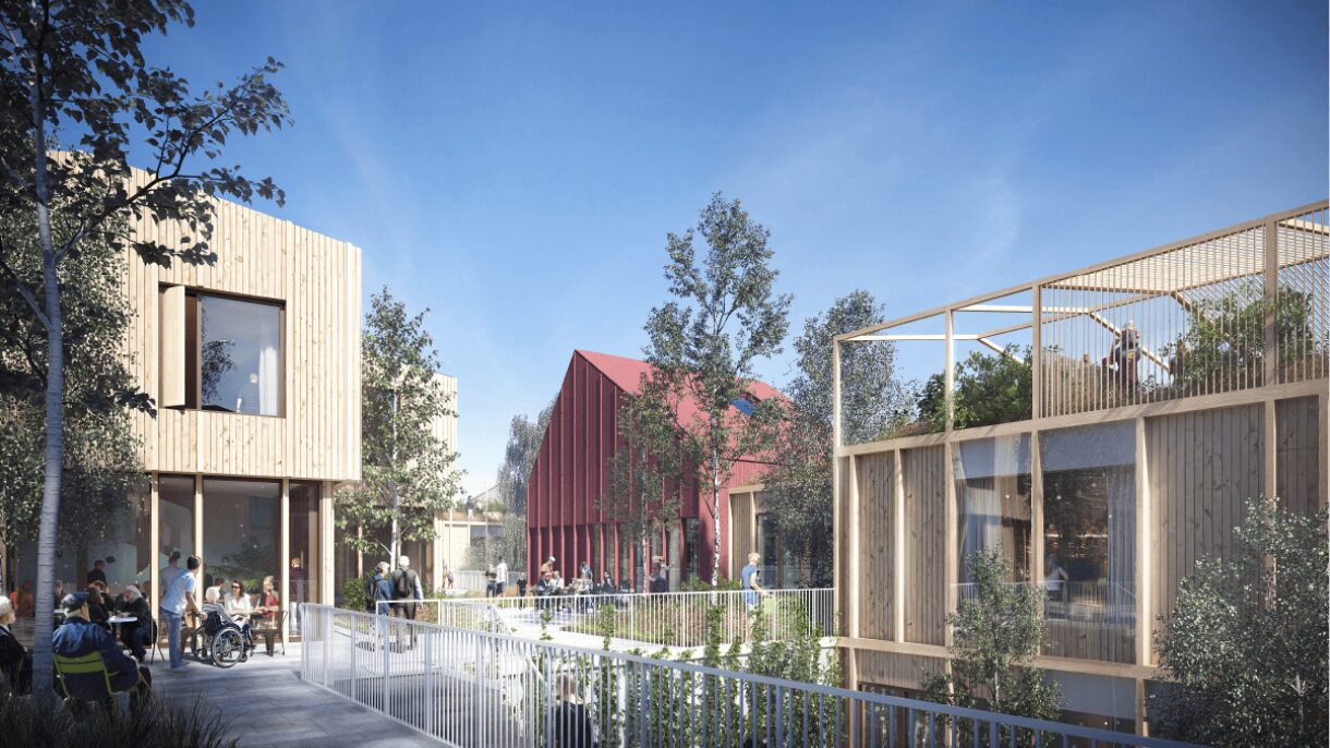 Furuset hageby eksteriør