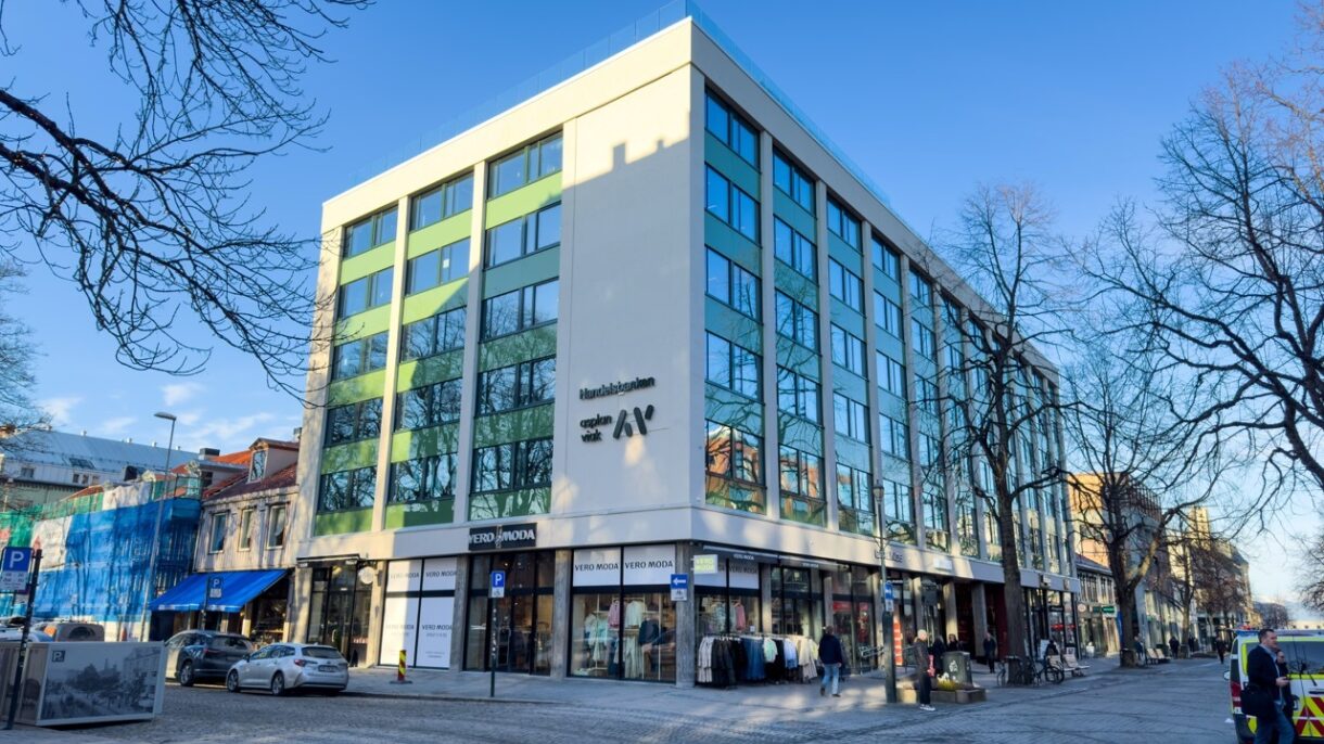 Fasade Nordregate 12 sett fra gaten