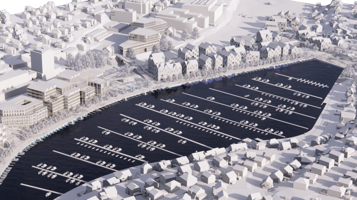 Paradis i Stavanger er et nytt områdeprosjekt i FutureBuilt. Ill.: 3RW arkitekter