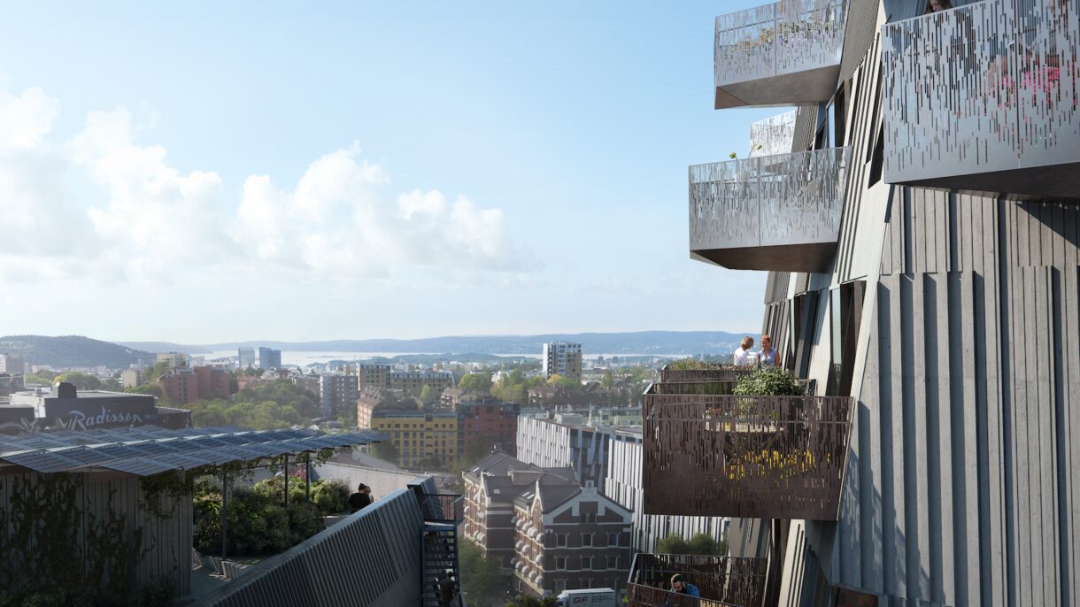 Nydalen Vy. Ill.: Snøhetta/MIR