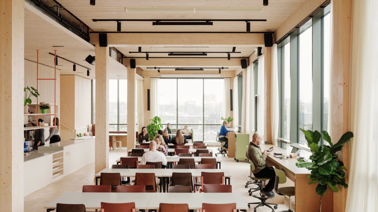 Hasle Tre ble kåret til Årets trebyggeri i 2022. Utbygger er Höegh Eiendom, Oslotre er arkitekten. Foto: Einar Aslaksen/Höegh Eiendom