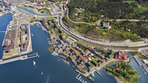 Her melder du deg på om du ønsker å delta på digitalt frokostmøte om smultringøkonomi og Grønlikaia. Ill.: Rodeo Arkitekter AS