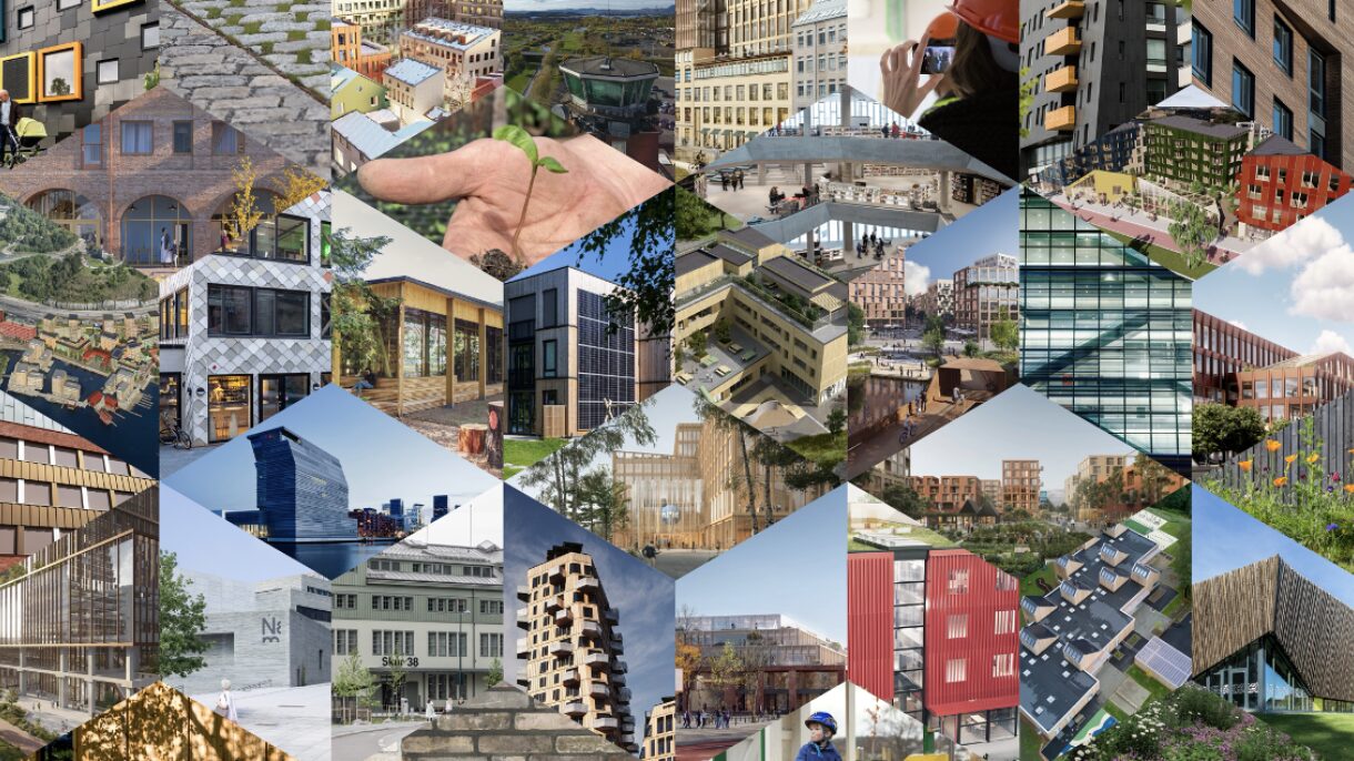 Nå har du muligheten til å søke et toårig engasjement som prosjektleder for FutureBuilt i Kristiansand kommune. Collage: Markus Heibø