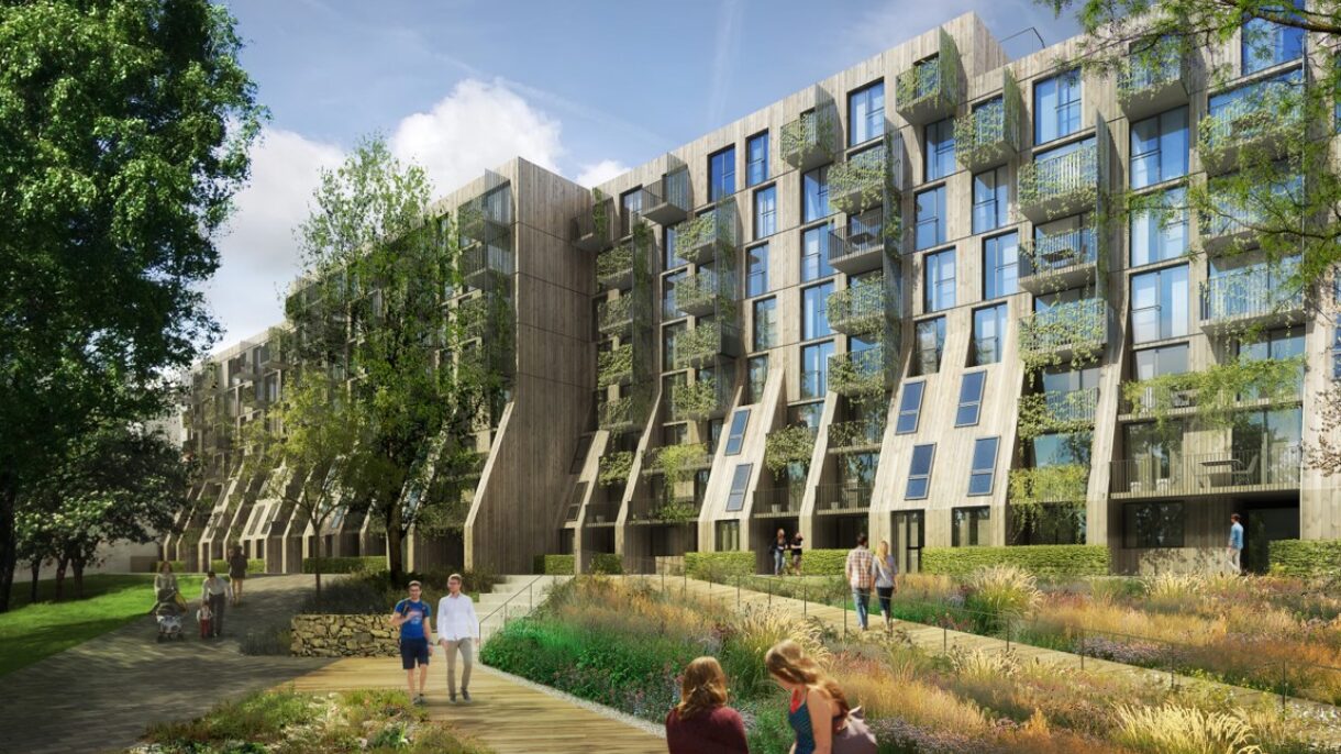 Slik skal Sofienberggata 7 se ut når alt står ferdig, etter planen blir det sommeren 2022. Ill.: Tegn 3 AS