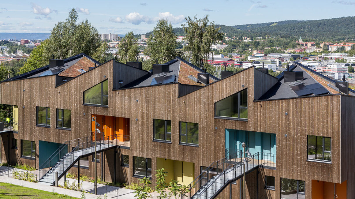 Ulsholtveien 31 er én av seks prosjekter som er videre i Statens pris for byggkvalitet. Utbygger: Stiftelsen Betanien Oslo. Arkitekt: Haugen/Zohar arkitekter. Foto: Tove Lauluten