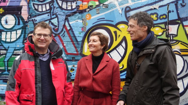 Gerald Babel-Sutter fra Urban Future og Birgit Rusten og Stein Stoknes fra FutureBuilt.