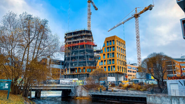 Vertikal Nydalen er i ferd med å reise seg. Foto: Avantor