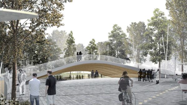 Vinner av konkurransen om Trygve Lies plass på Furuset. Ill.: Mestres Våge