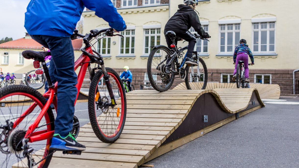 Sykkellek detalj Foto Tove Lauluten