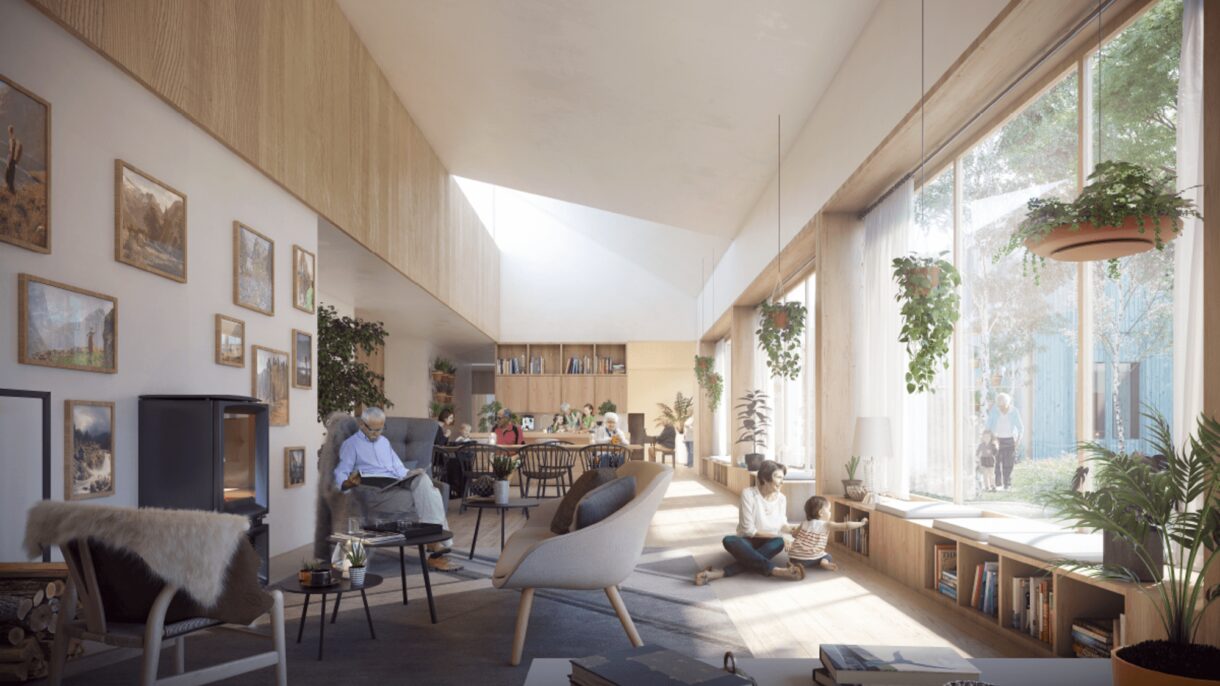 Furuset hageby interiør