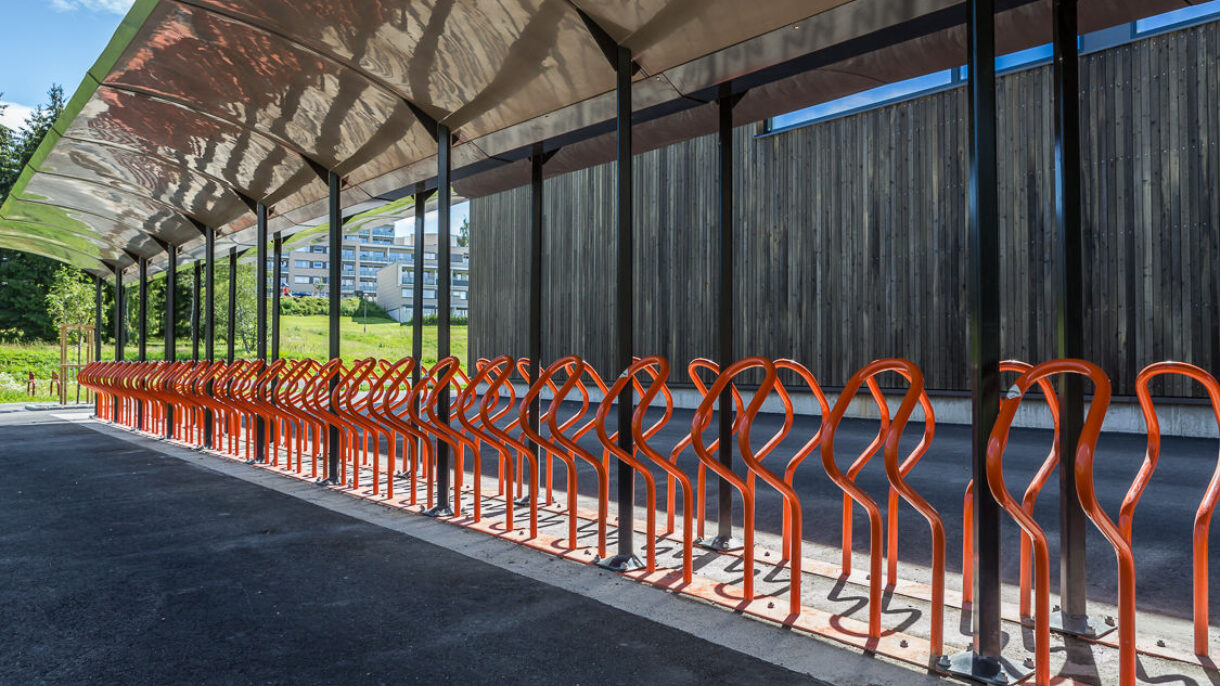 Granstangen skole sykkelparkering