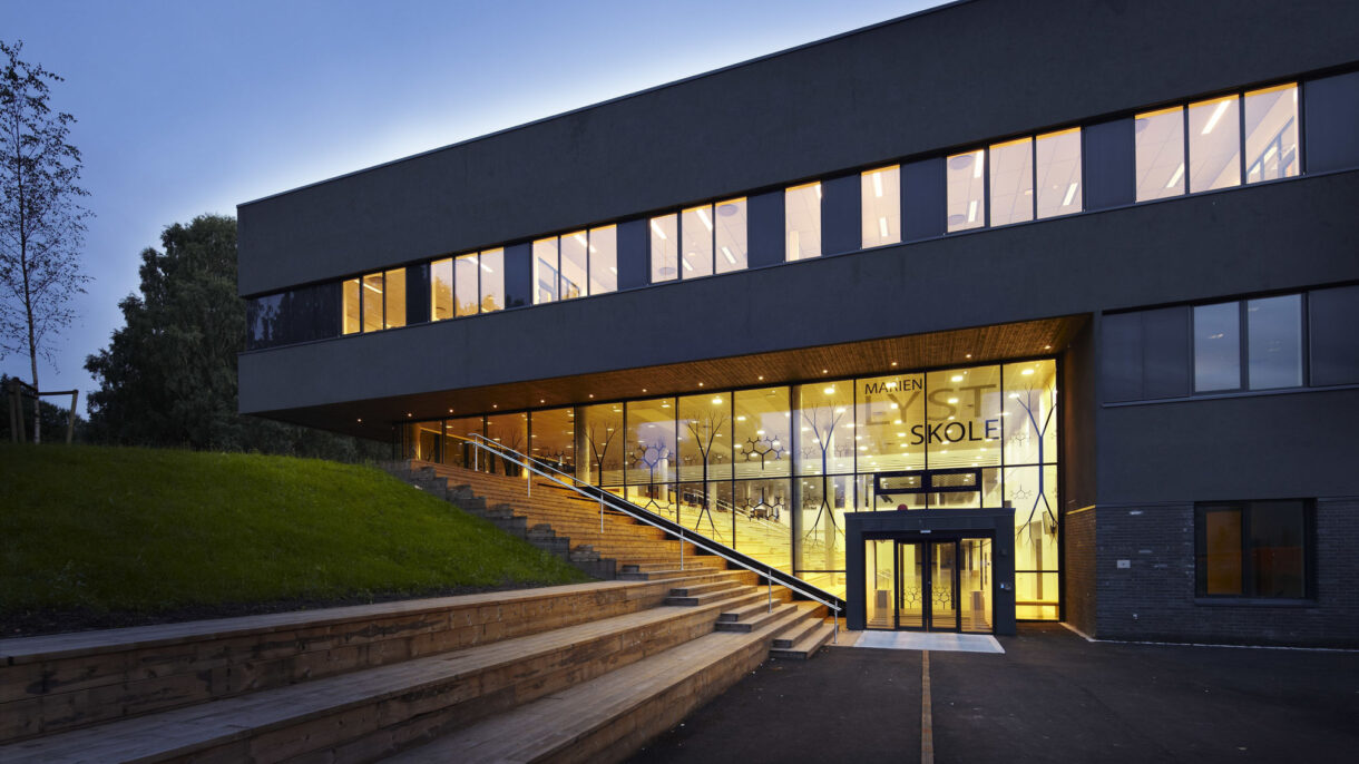 Marienlyst skole passivhus eksteriør