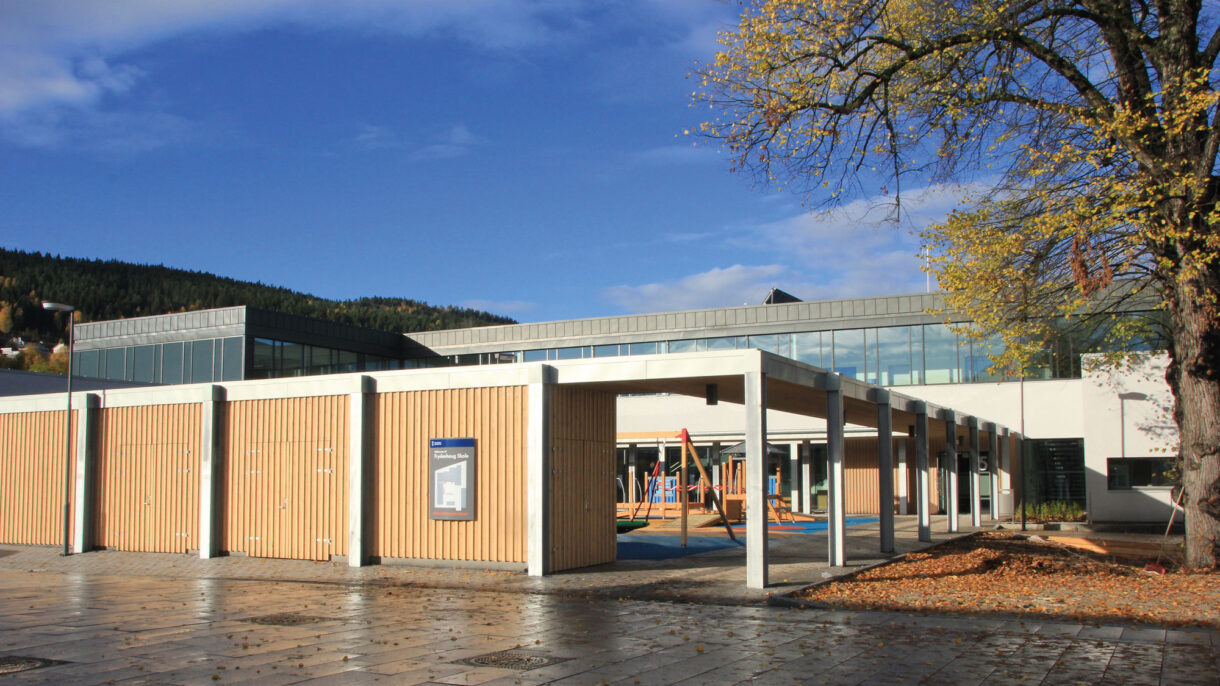 Frydenhaug skole uterom Foto Svanhild Blakstad Byggindustrien