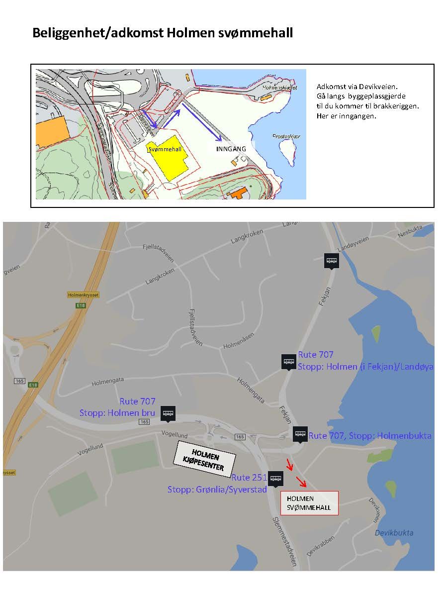 Kart Holmen svømmehall