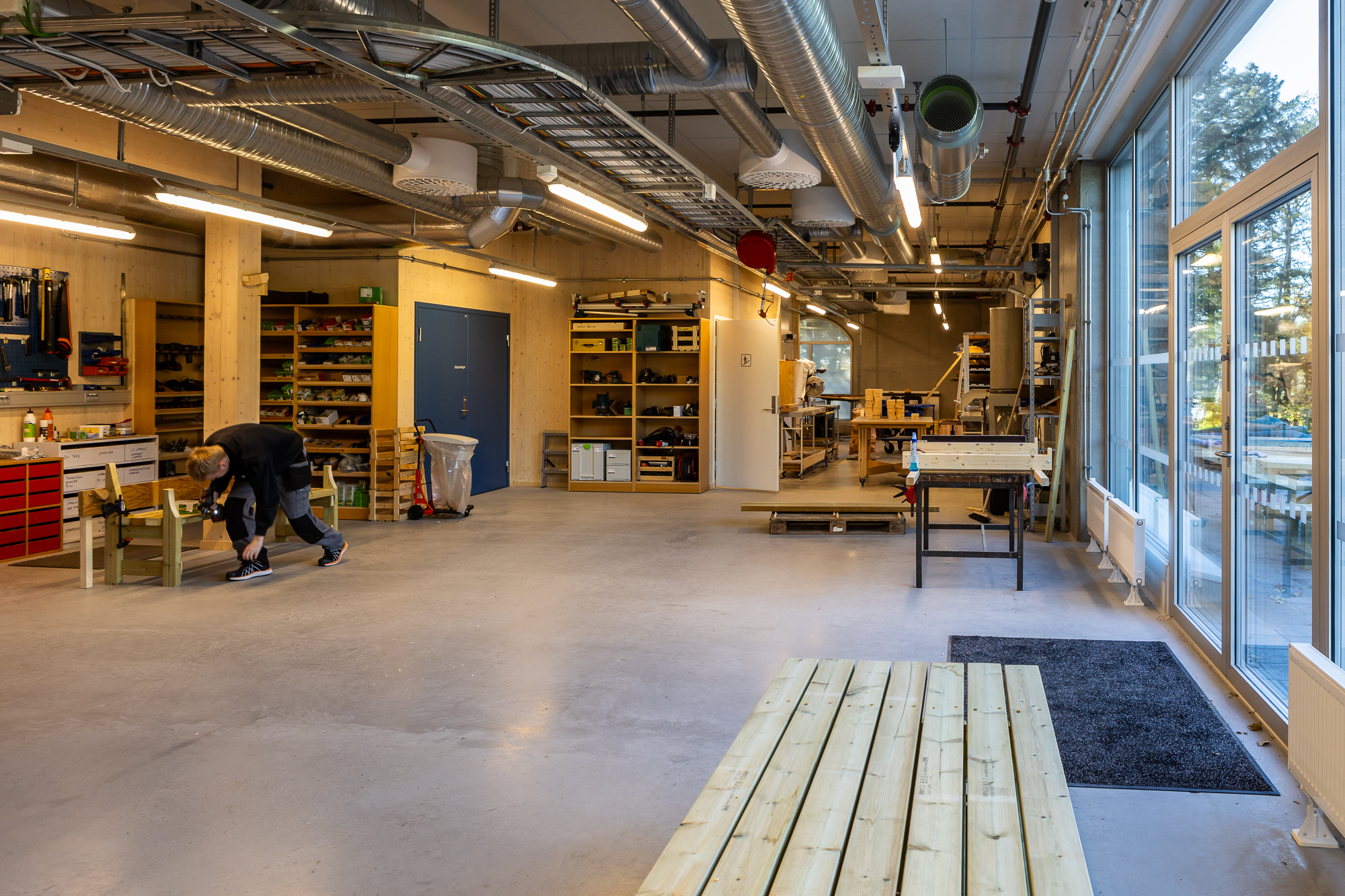 Verksted Nedre Sem låve