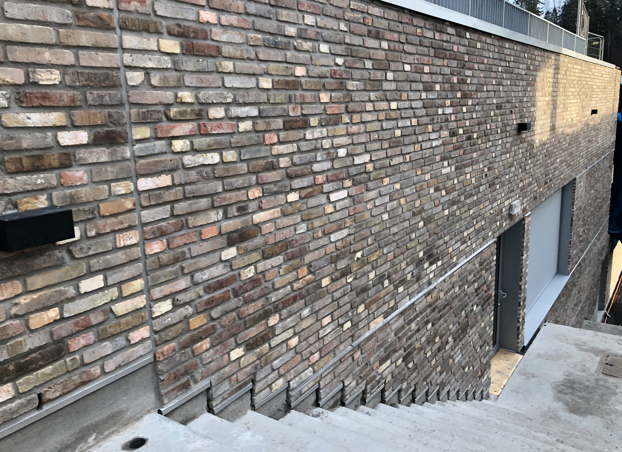 Trapp med ombrukstegl